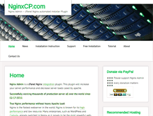 Tablet Screenshot of nginxcp.com